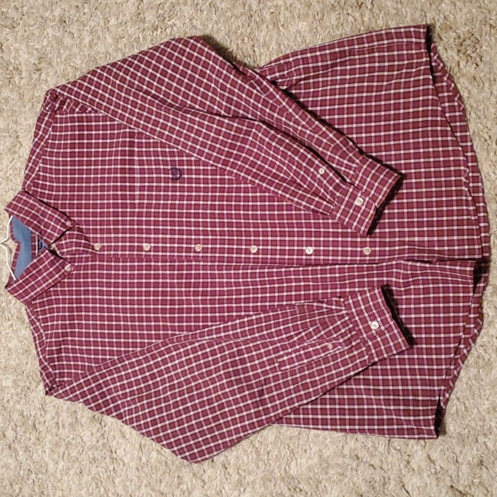 BUNDLE CHAPS OF 2 Easy Care L/S Men's Shirts Size Large